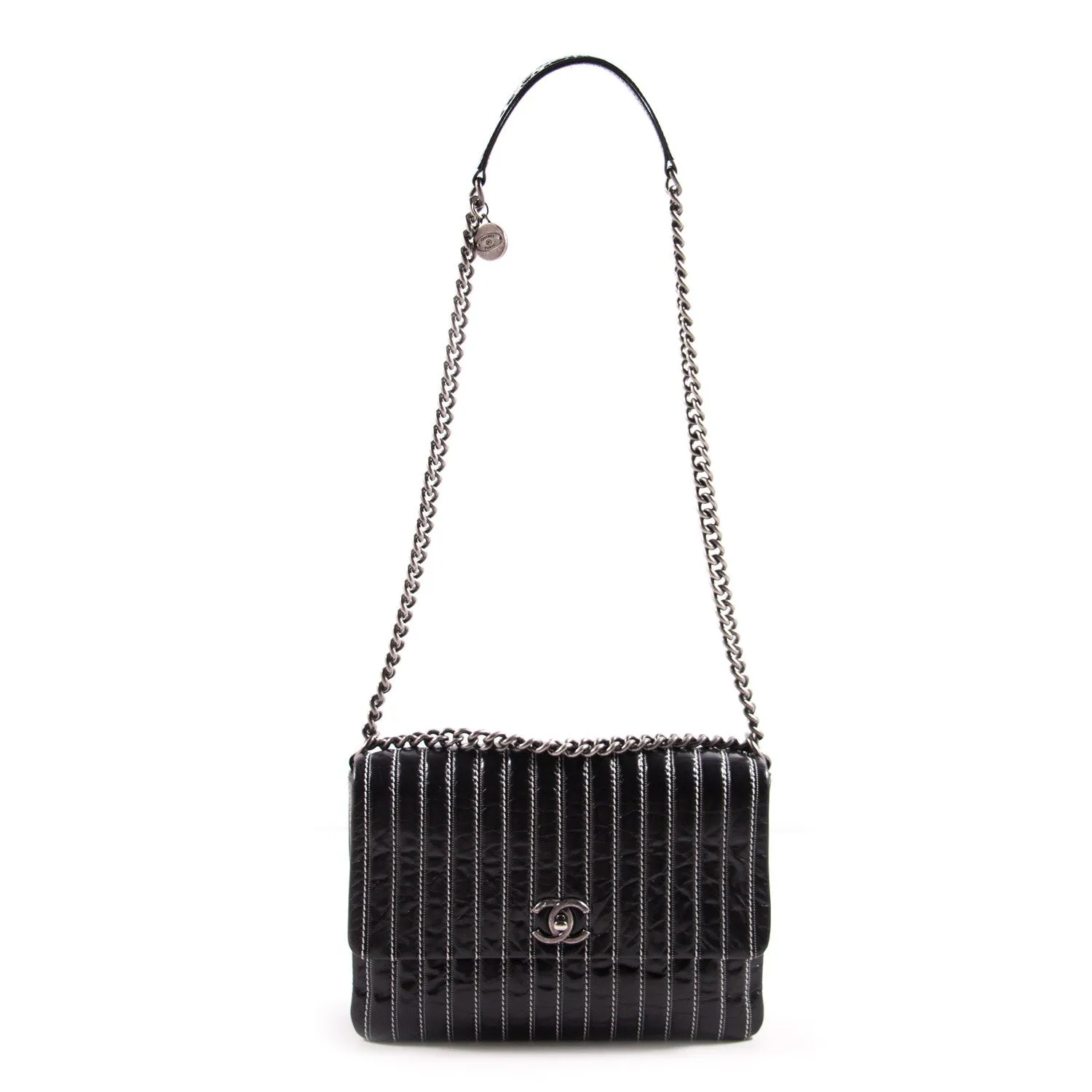 Chanel Vertical Single Flap Bag
