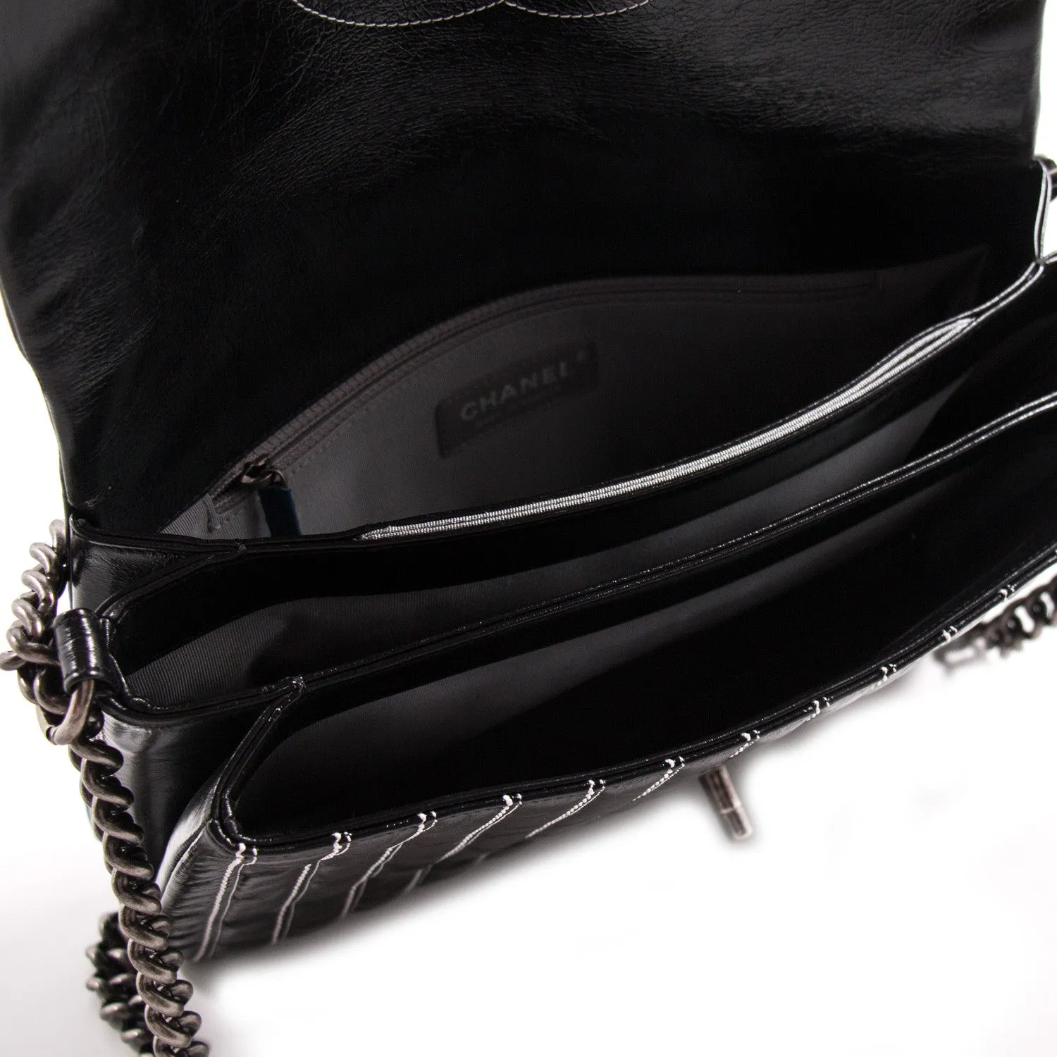 Chanel Vertical Single Flap Bag