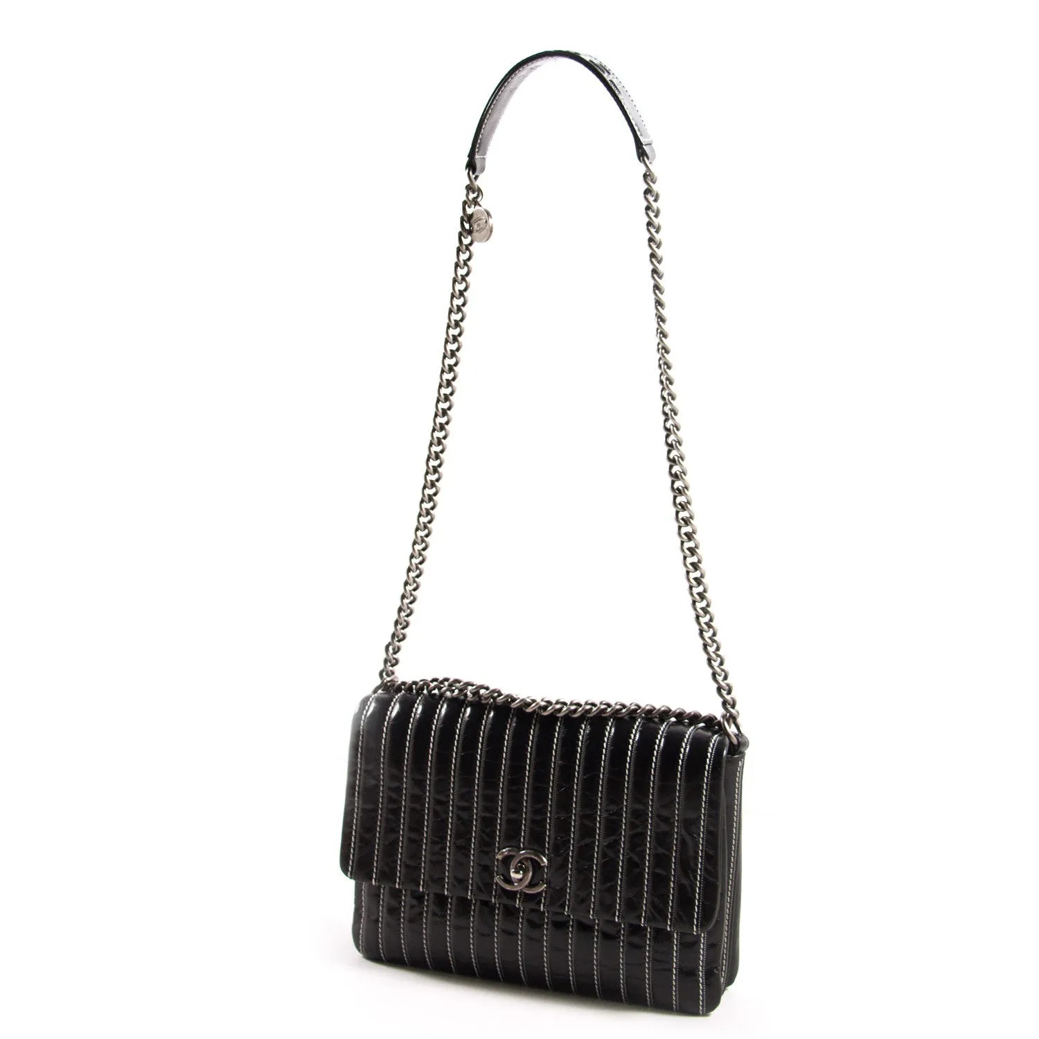 Chanel Vertical Single Flap Bag