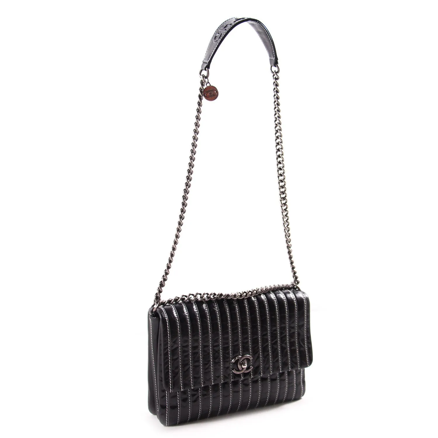 Chanel Vertical Single Flap Bag