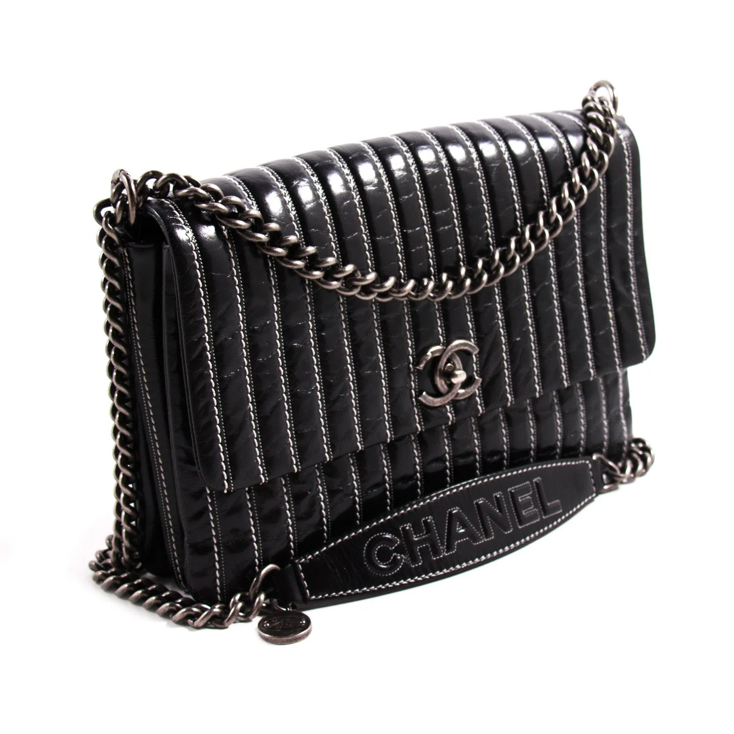 Chanel Vertical Single Flap Bag