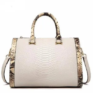 Charm Rice Women Shoulder Bag 100% Real Cow Leather Boston Fashion Lady Messenger Crossbody Purse Elegant Female Handbag
