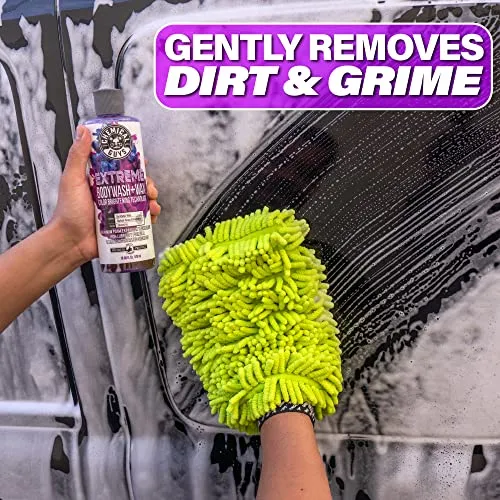Chemical Guys CWS20716 Extreme Bodywash & Wax Foaming Car Wash Soap, (Works with Foam Cannons, Foam Guns or Bucket Washes) Safe for Cars, Trucks, Motorcycles, RVs & More, 16 fl oz, Grape Scent