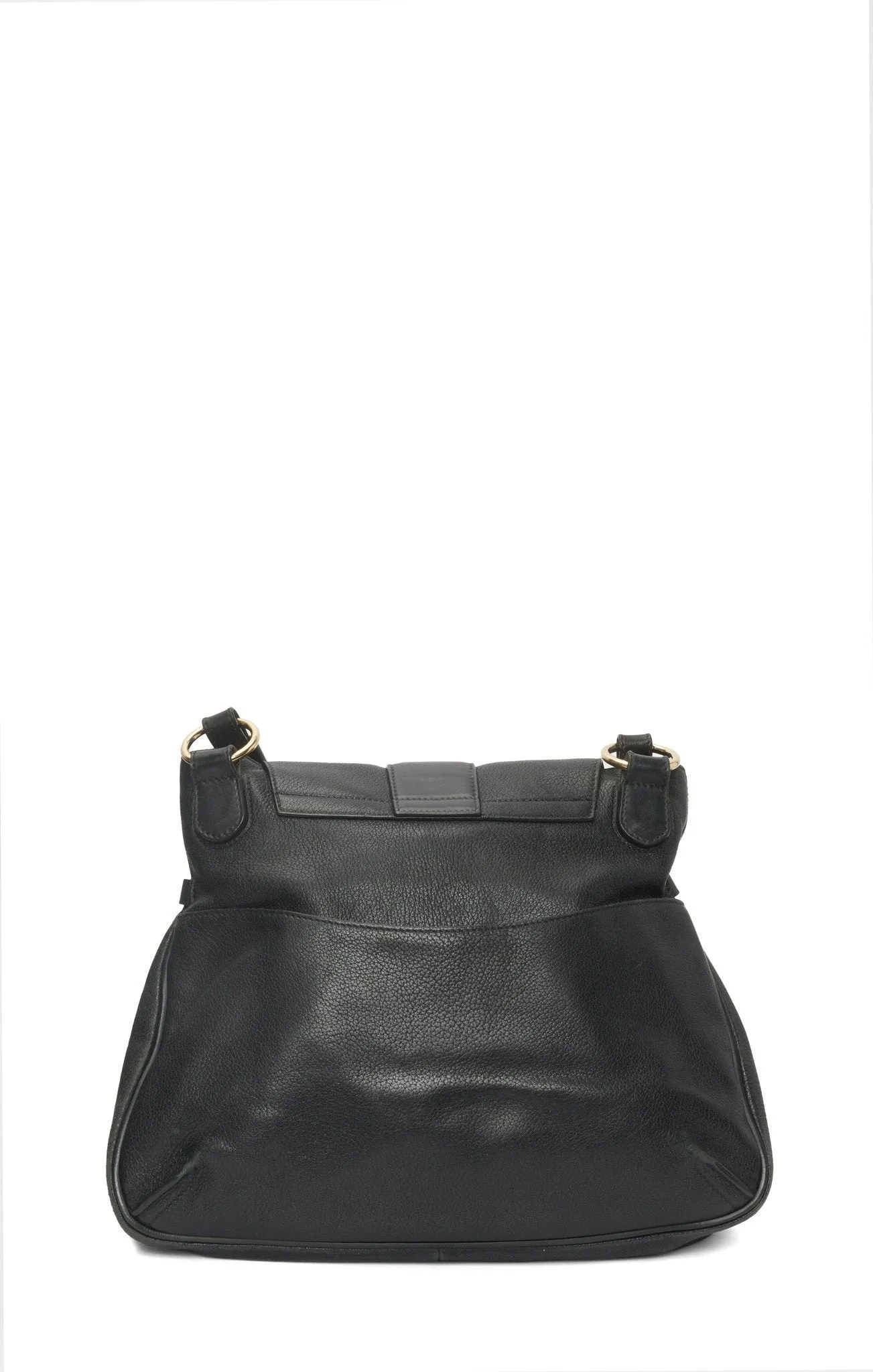Chloé Black Leather Medium Lexa Shoulder Bag