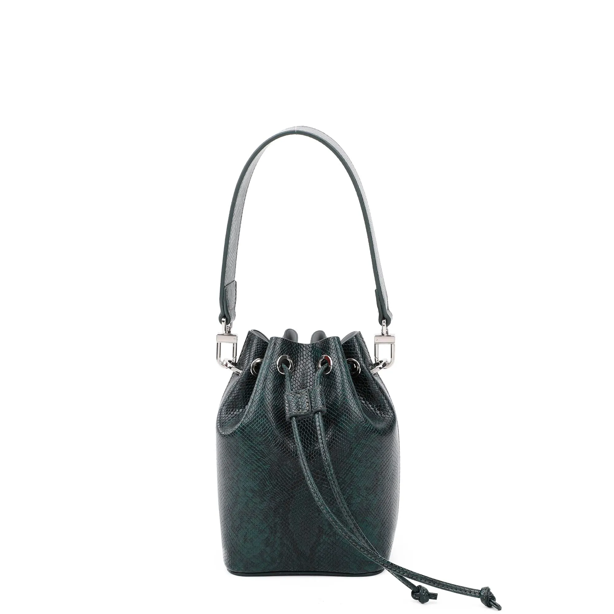 Chloe Mini Bucket Crossbody - Emerald Green
