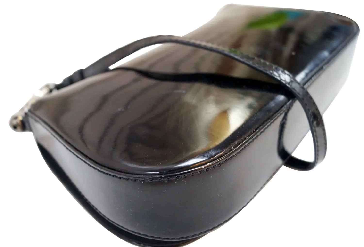 CHRISTIAN DIOR Black Maris Pearl Shoulder Bag