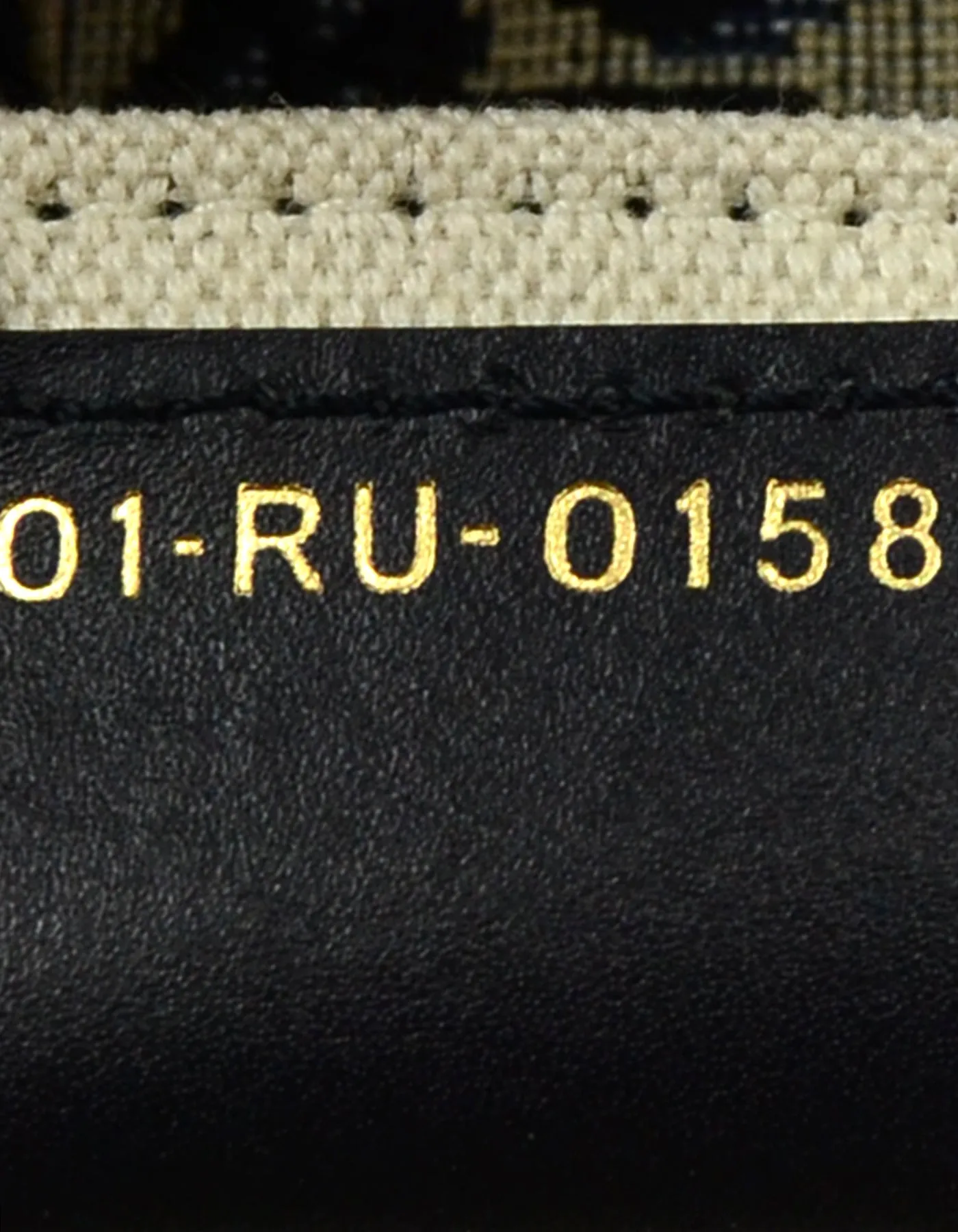 Christian Dior Blue Canvas 2018 Oblique Saddle Bag