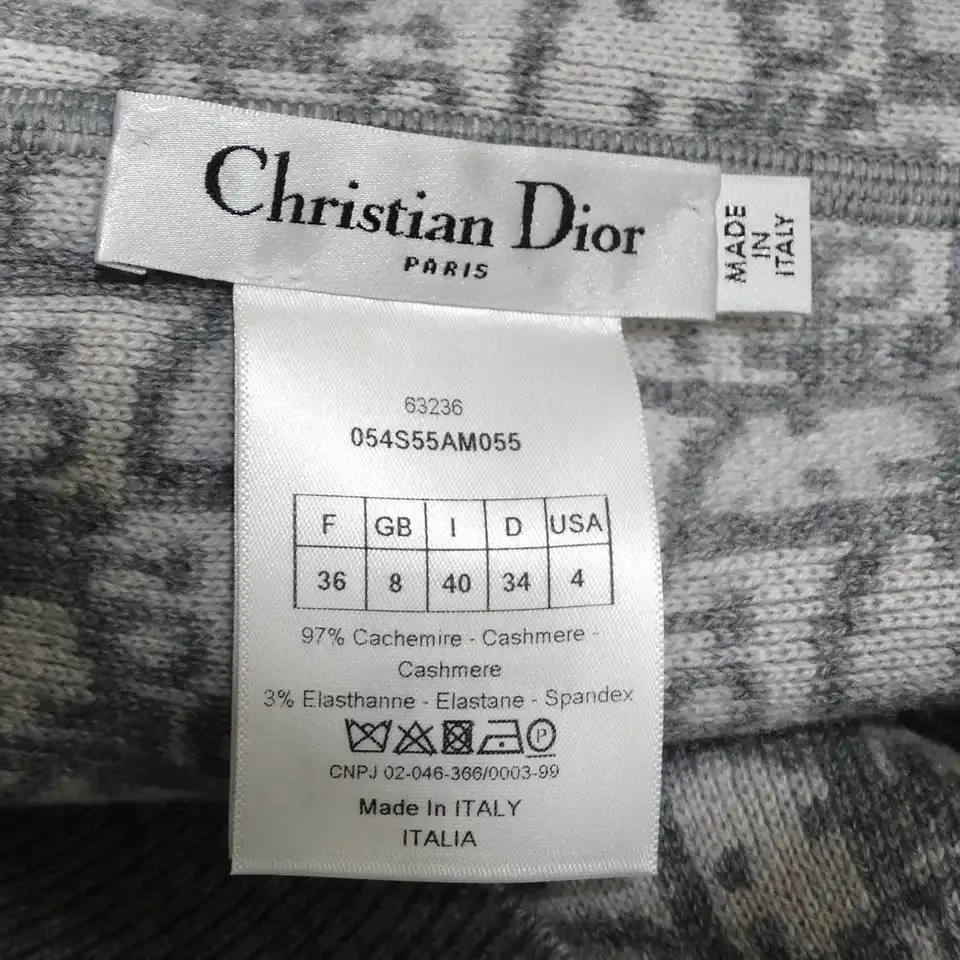Christian Dior Oblique Reversible Cashmere Knit Sweater