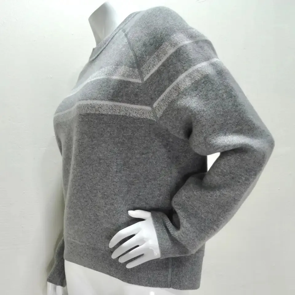 Christian Dior Oblique Reversible Cashmere Knit Sweater