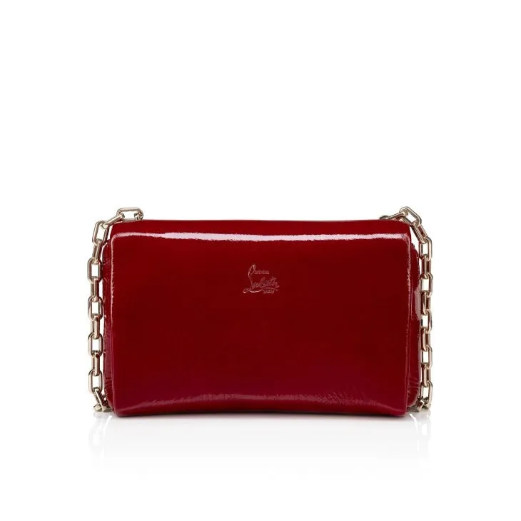 Christian Louboutin Loubi54 Soft Pouch Pat w/ Chain in Loubi | In-Store Only