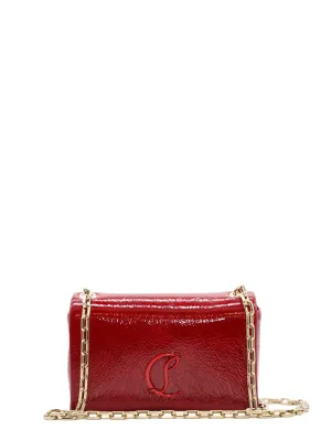 Christian Louboutin Loubi54 Soft Pouch Pat w/ Chain in Loubi | In-Store Only