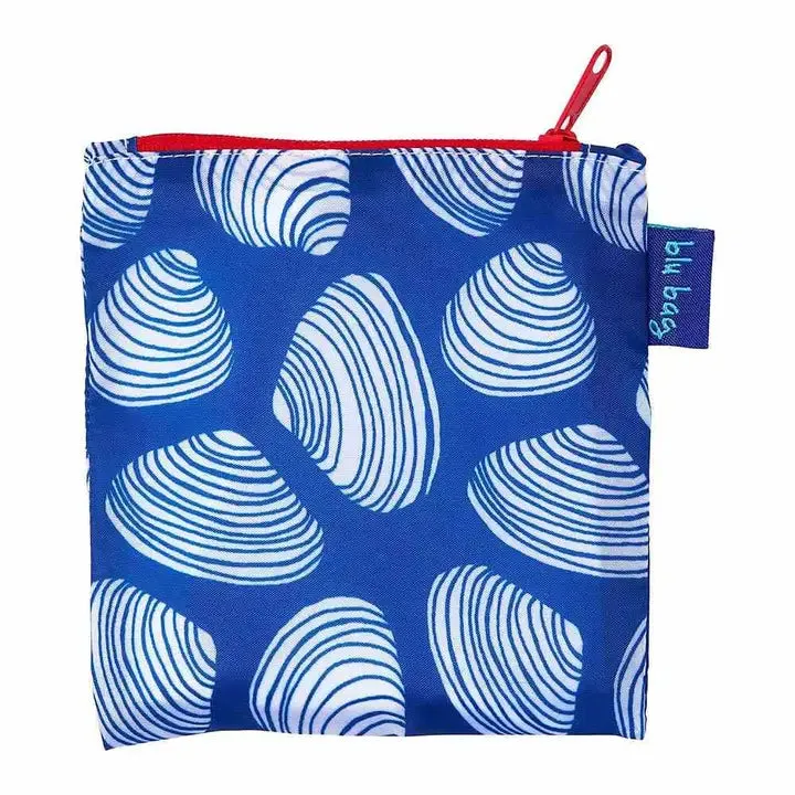Clamshells Navy Blu Bag Reusable Shopper Tote