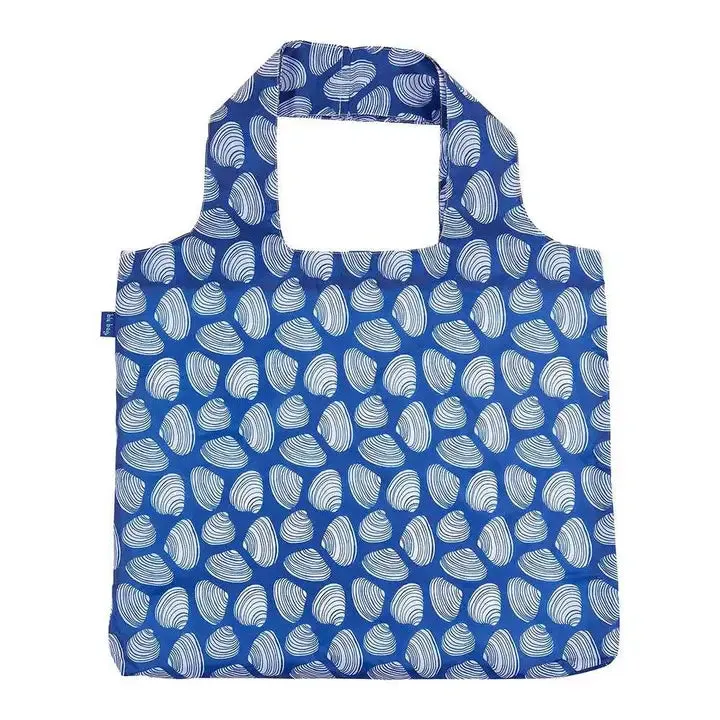 Clamshells Navy Blu Bag Reusable Shopper Tote