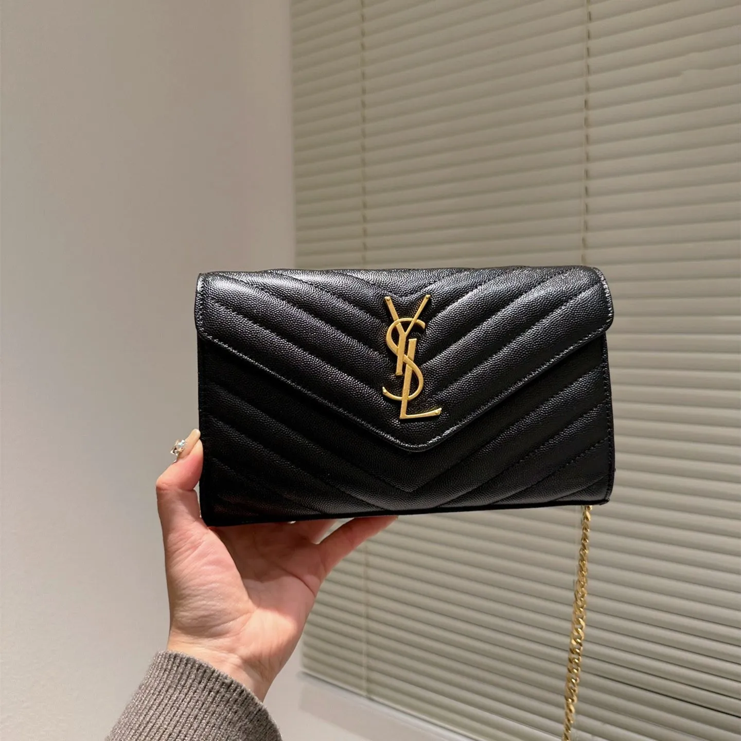 Classic Lattice Caviar Leather Bag