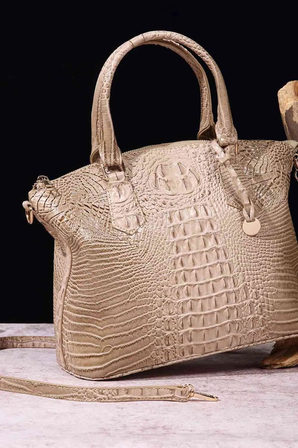 Classic Luxe Satchel Crossbody Bag