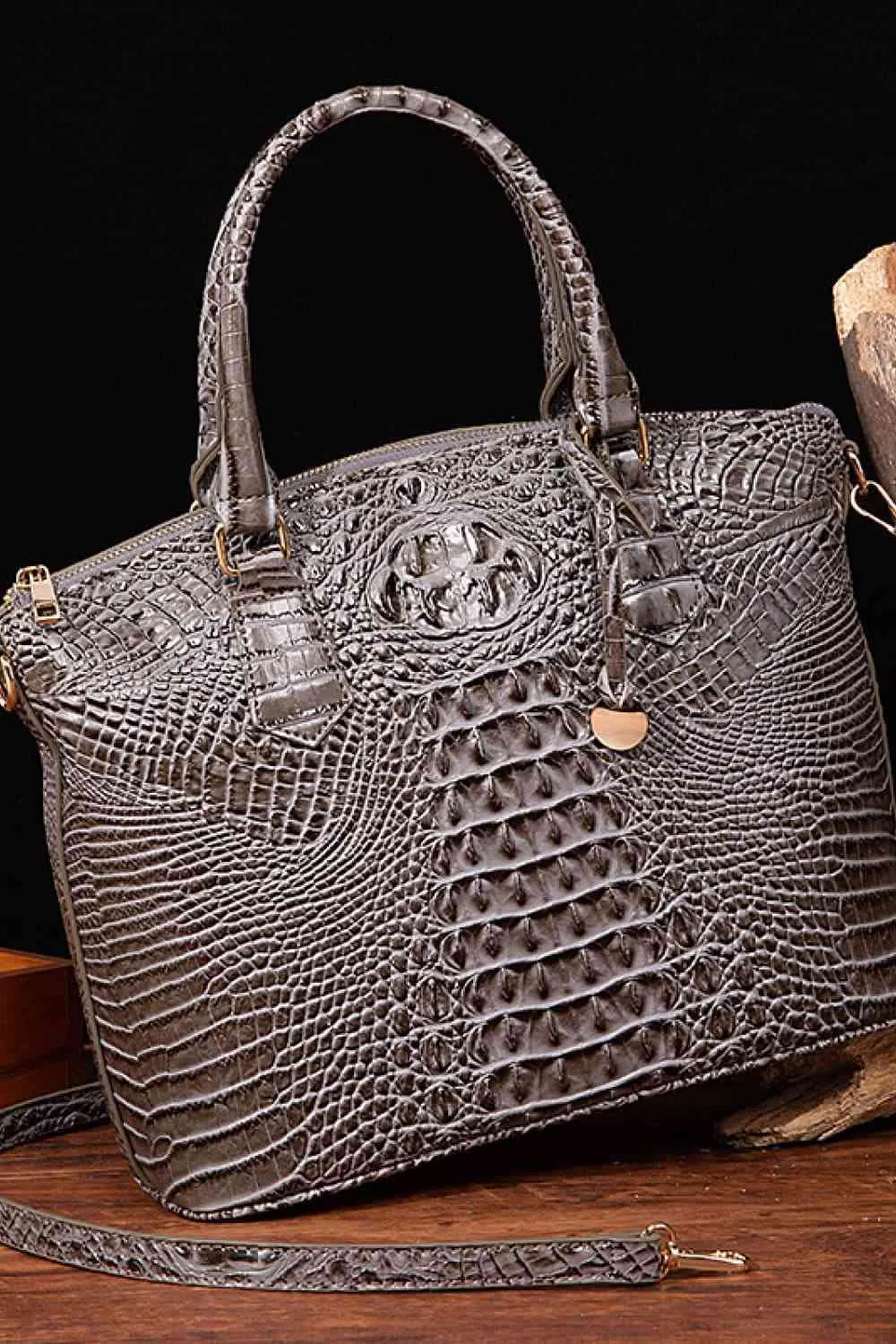 Classic Luxe Satchel Crossbody Bag
