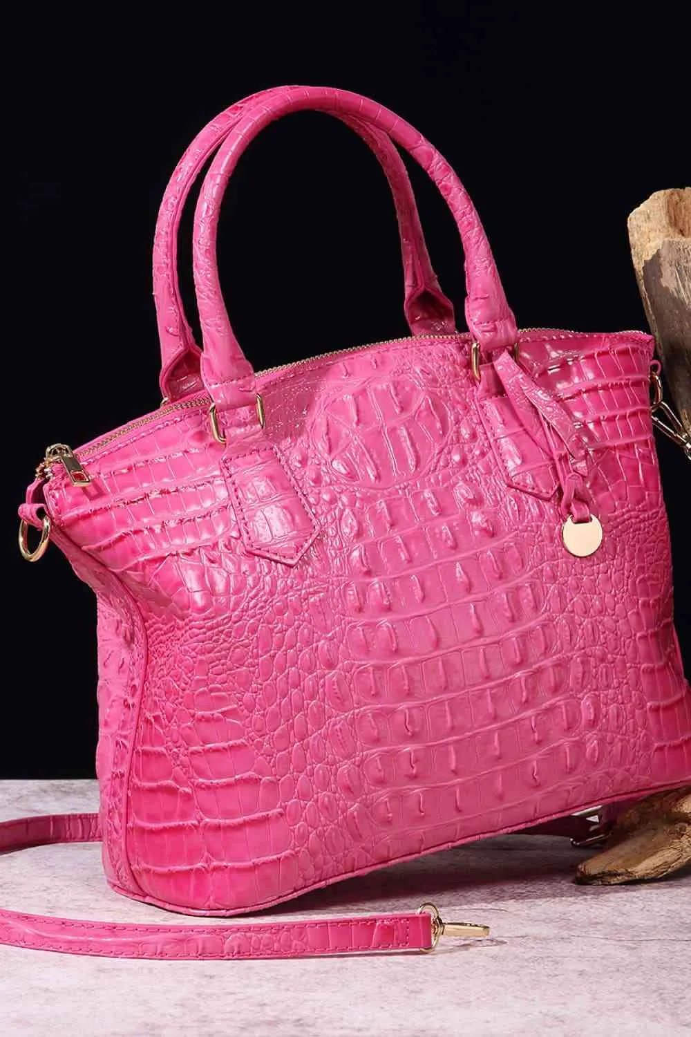 Classic Luxe Satchel Crossbody Bag