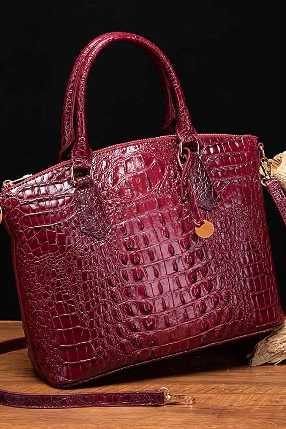 Classic Luxe Satchel Crossbody Bag