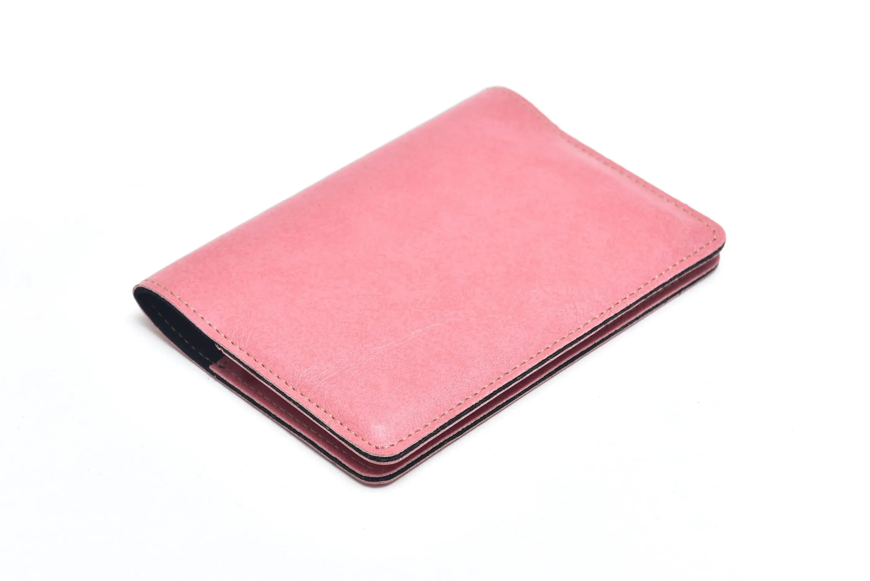Classy Leather Customised Passport Cover with Charm (Peach)