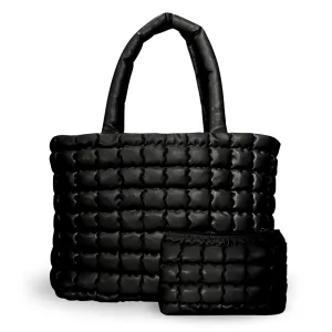 CLOUD TOTE BAG - BLACK