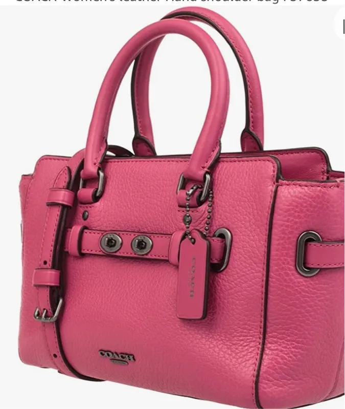 COACH Blake 25 Carryall Pink Bubble Leather