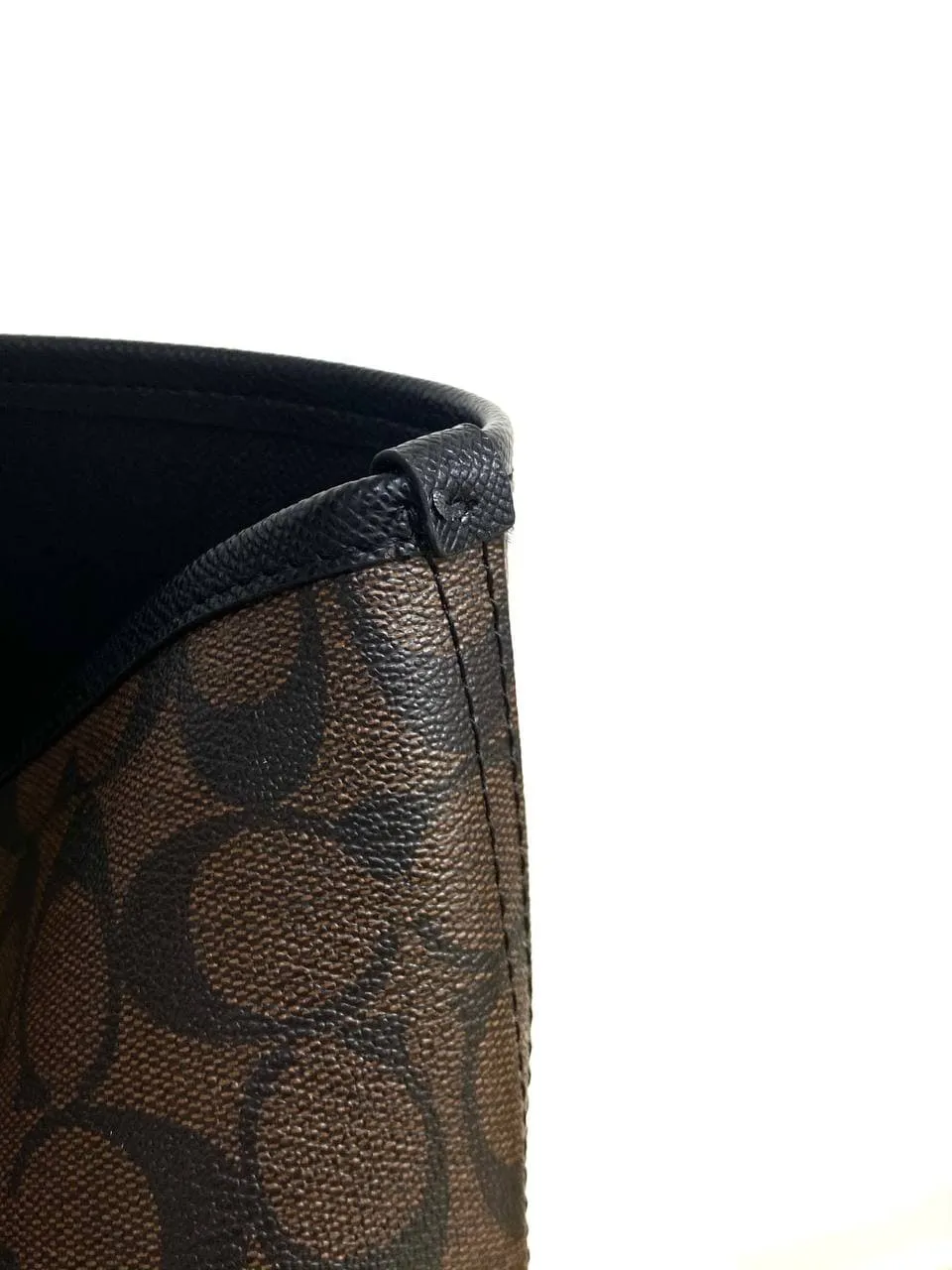 Coach Reversible City Tote Handbag In Black