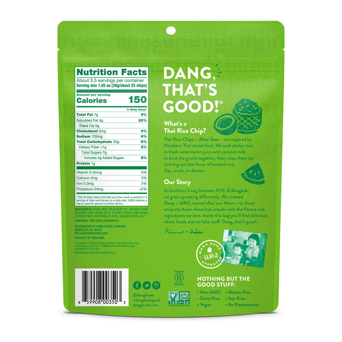 Coconut Crunch 12 Count (3.5oz Bags)