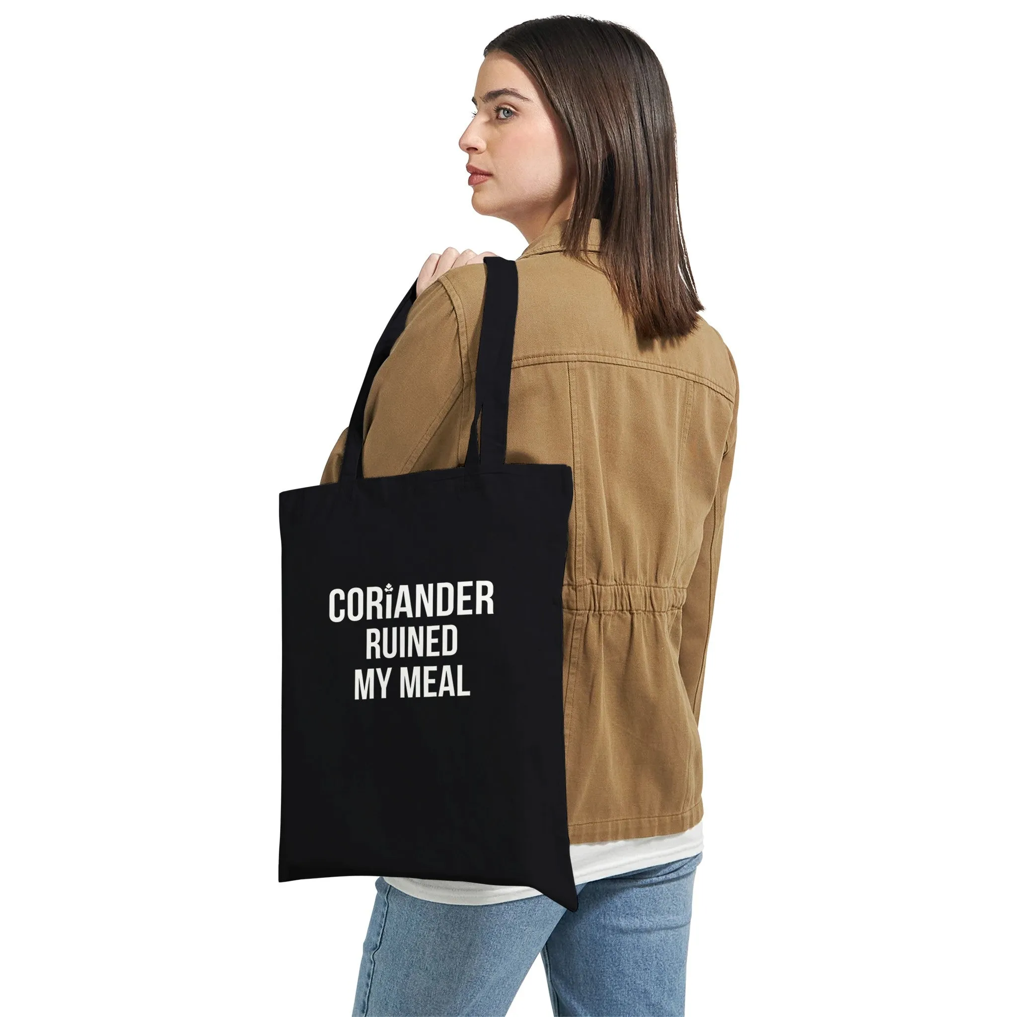 'Coriander Ruined My Meal' Tote Bag