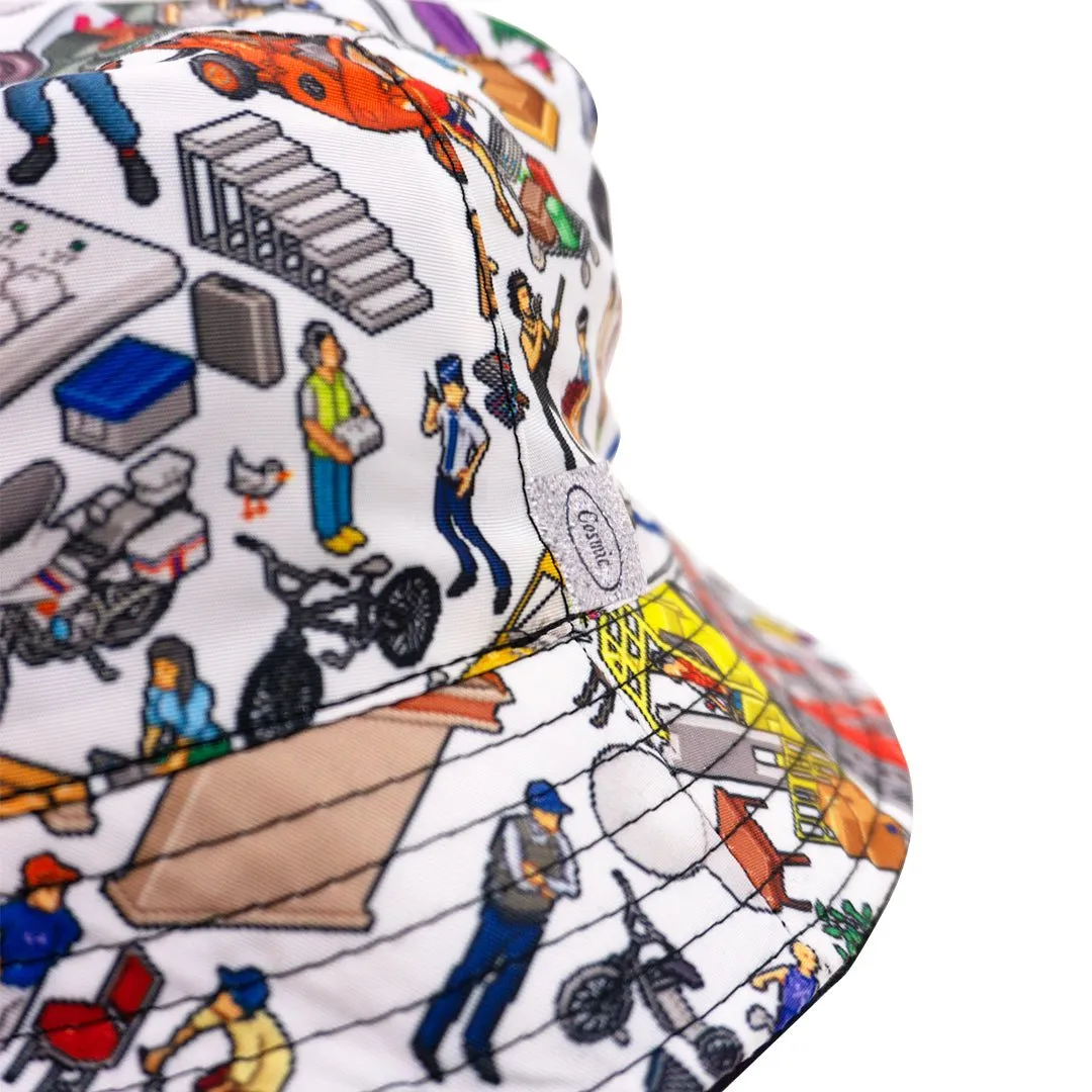 COSMIC X OOMLEO REVERSIBLE BUCKET HAT