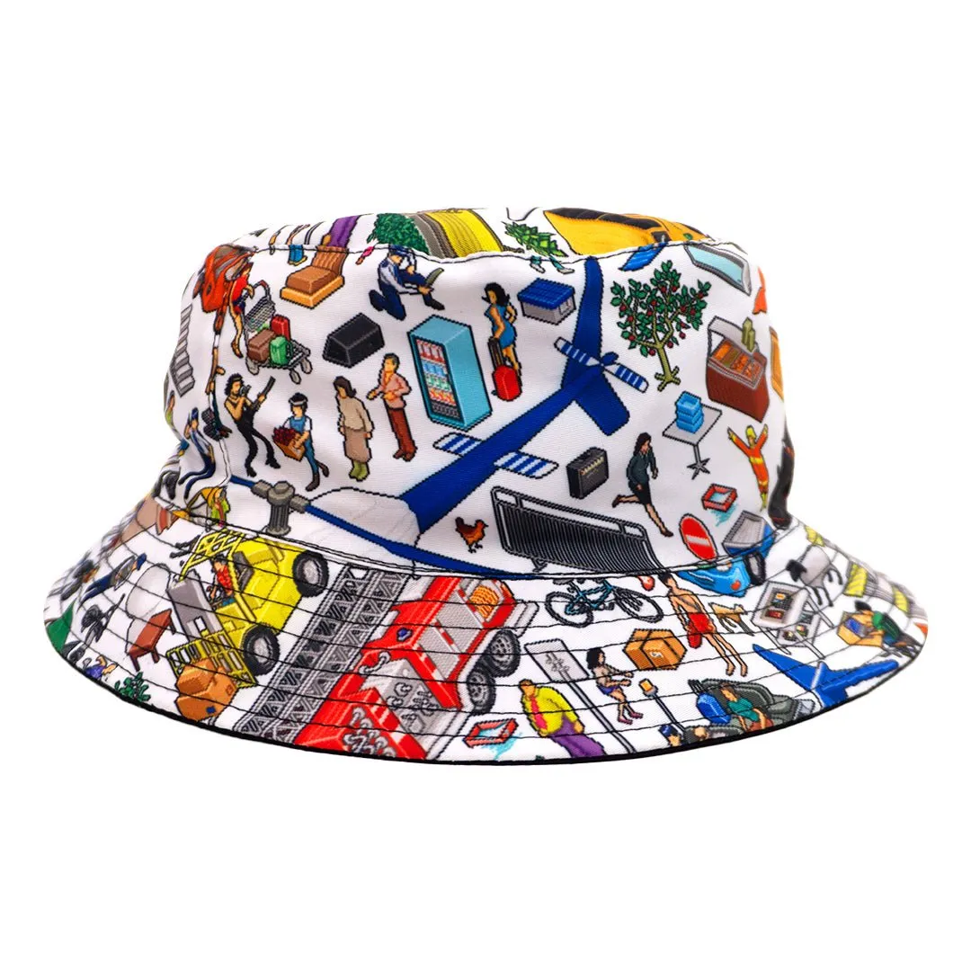 COSMIC X OOMLEO REVERSIBLE BUCKET HAT