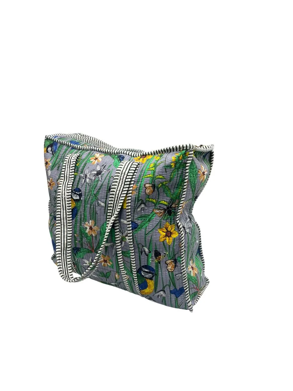 Cotton Quilted Reversible Handmade Tote Bags and Zipper Tote Bags with pocket
