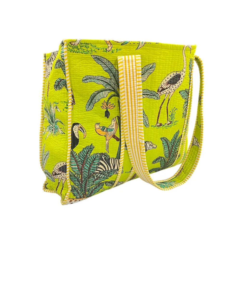 Cotton Quilted Reversible Handmade Tote Bags and Zipper Tote Bags with pocket