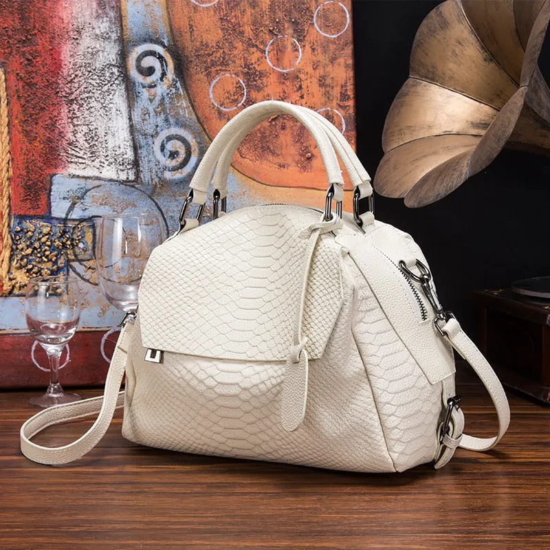 Cow Leather handbags soft Tote