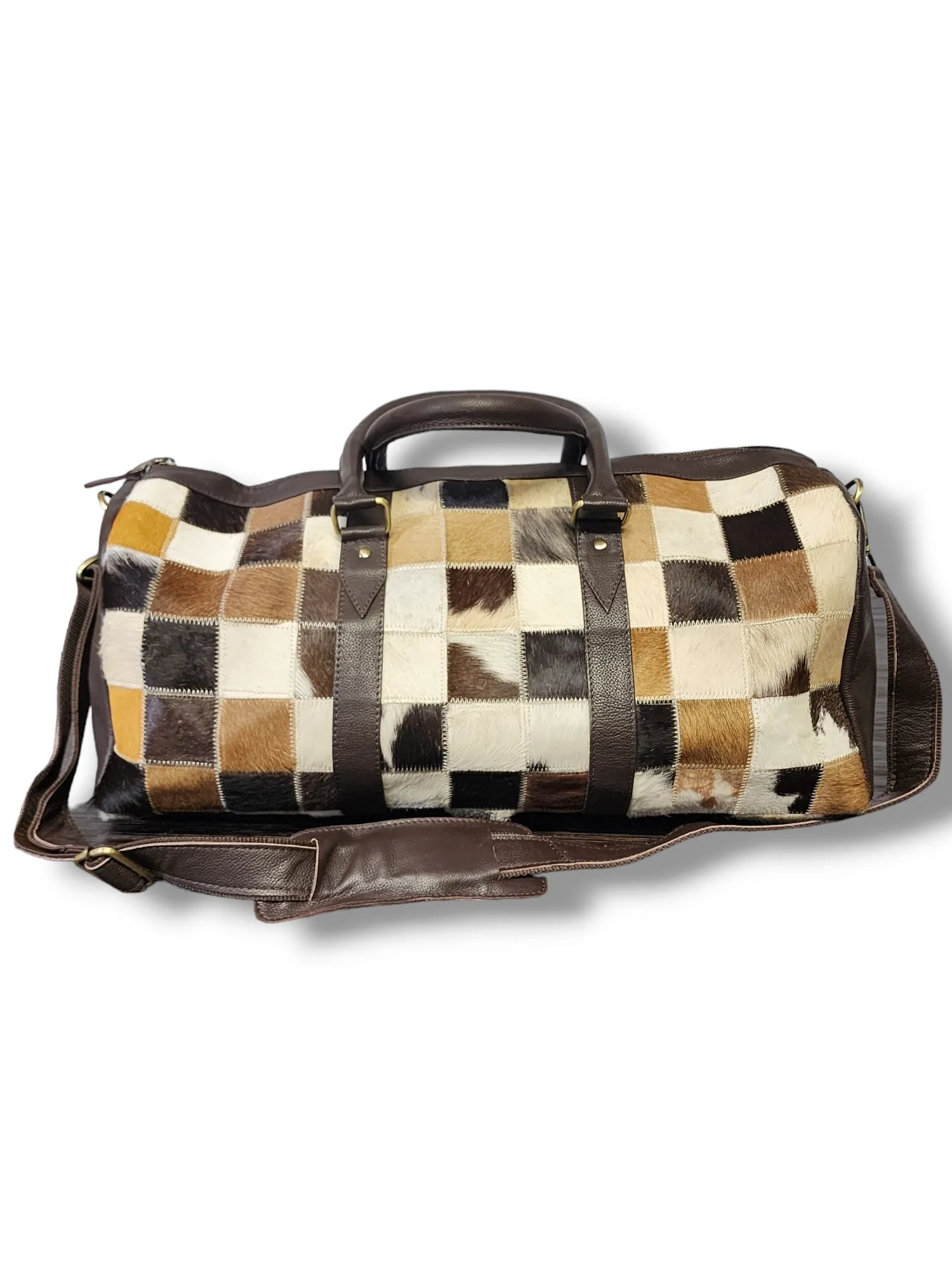 Cowhide Duffel Bag