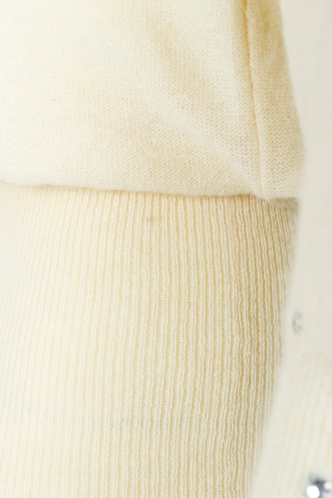 Cream Knit Bow Tie Sweater