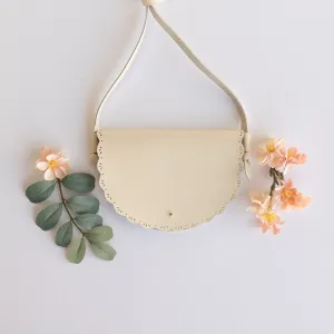 Cream Satchel