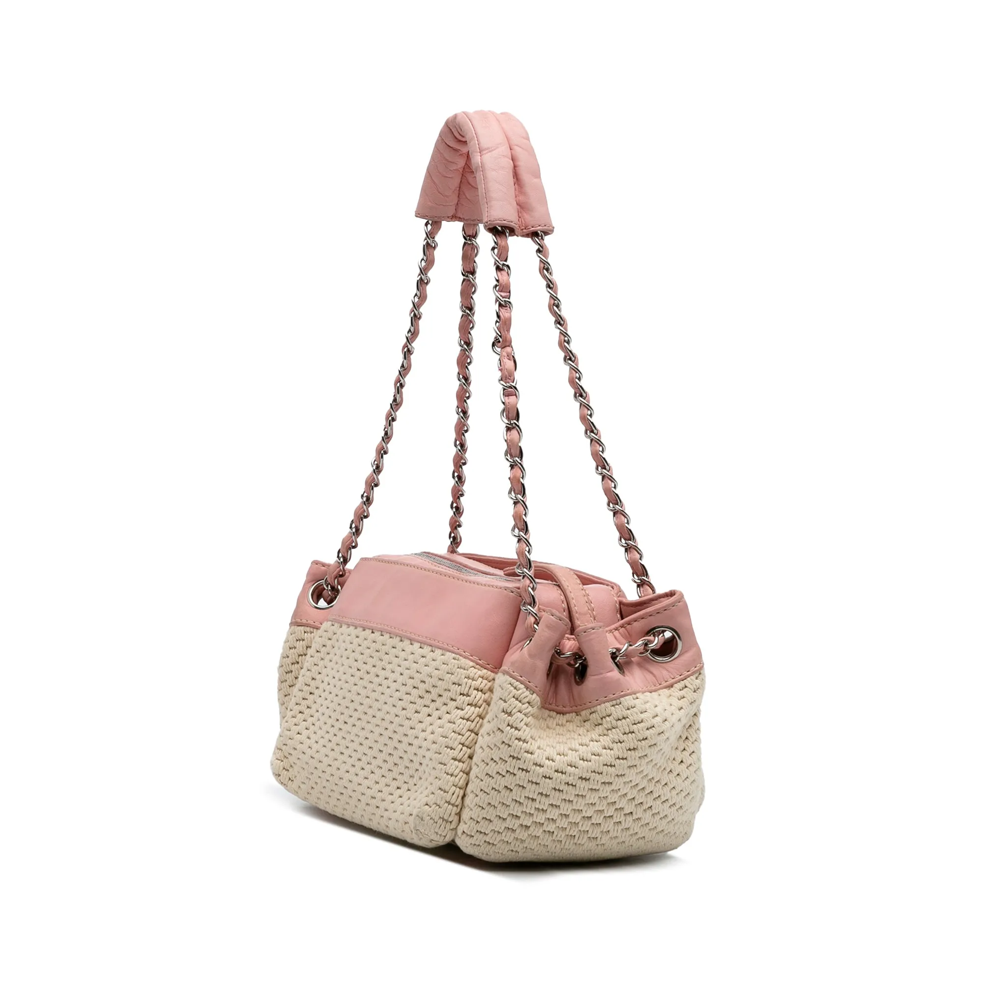 Crochet Wool LAX Accordion Shoulder Bag