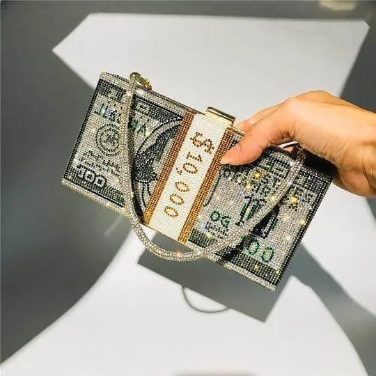 Crystal Money Bag