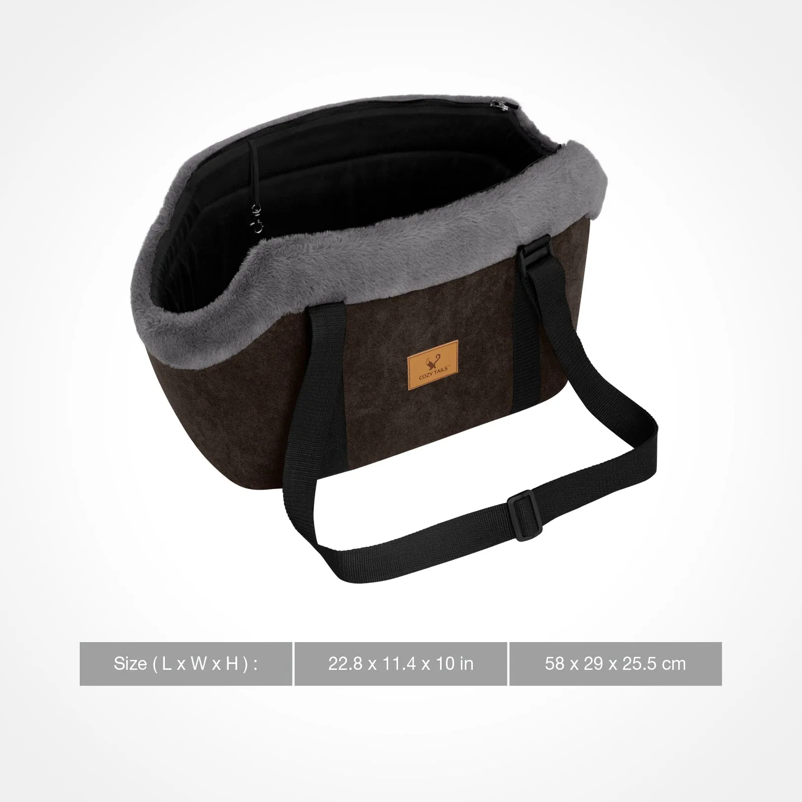 CT042 - Dog Tote Bag Carrier -  For Cold Seasons