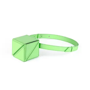 Cube Mini Foldable Belt Bag - Green