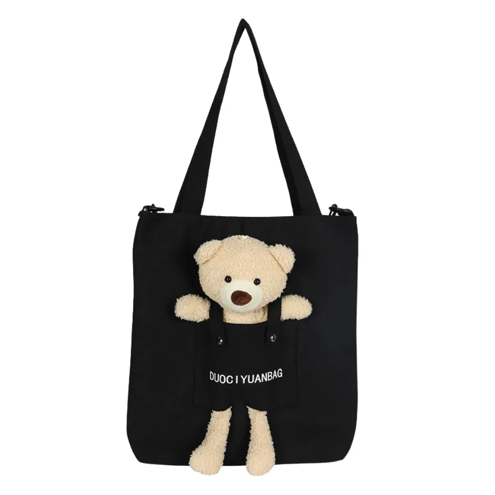 Cute Bear Doll Canvas Bag
