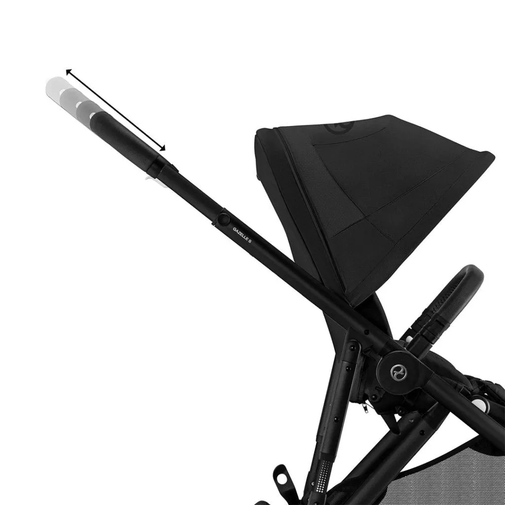 CYBEX Gazelle S Pushchair - Moon Black
