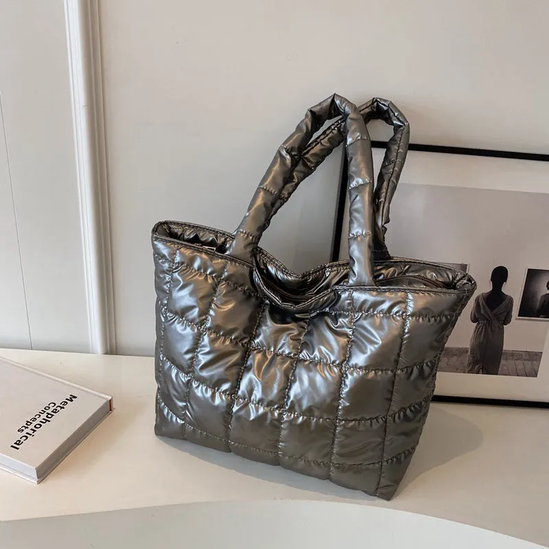 Daily Simplicity Solid Patchwork Bags(5 Colors)