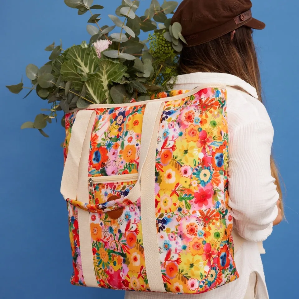 DAISY CHAIN BEACH TOTE BAG