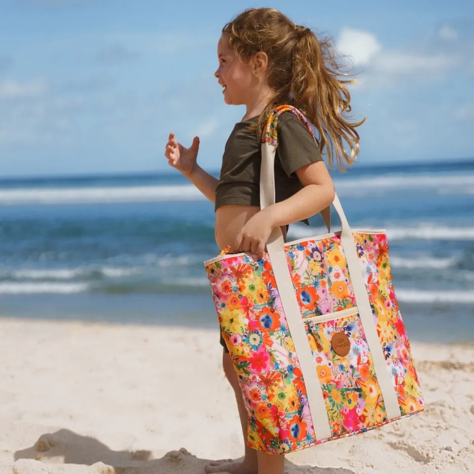 DAISY CHAIN BEACH TOTE BAG