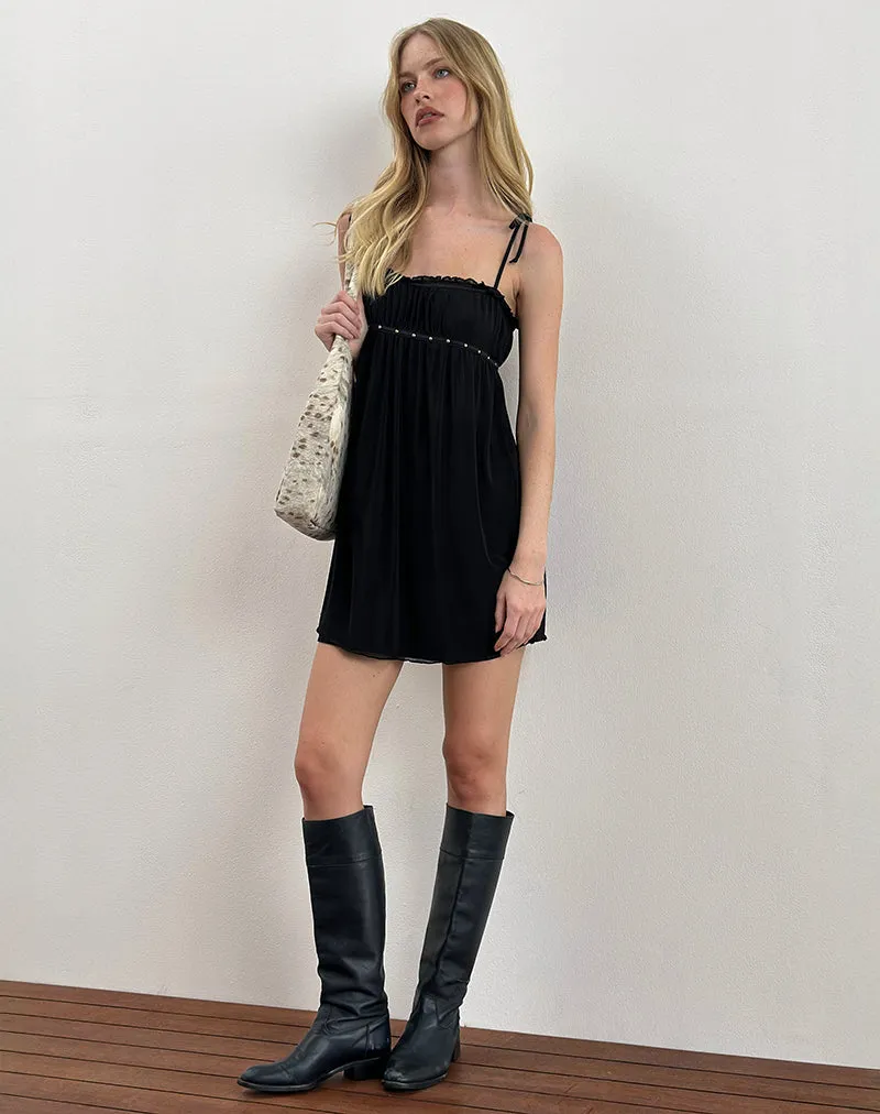 Damiera Mini Dress in Black