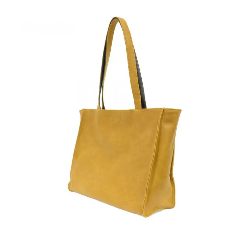 Dark Grey/Mustard Tatum Reversible Tote