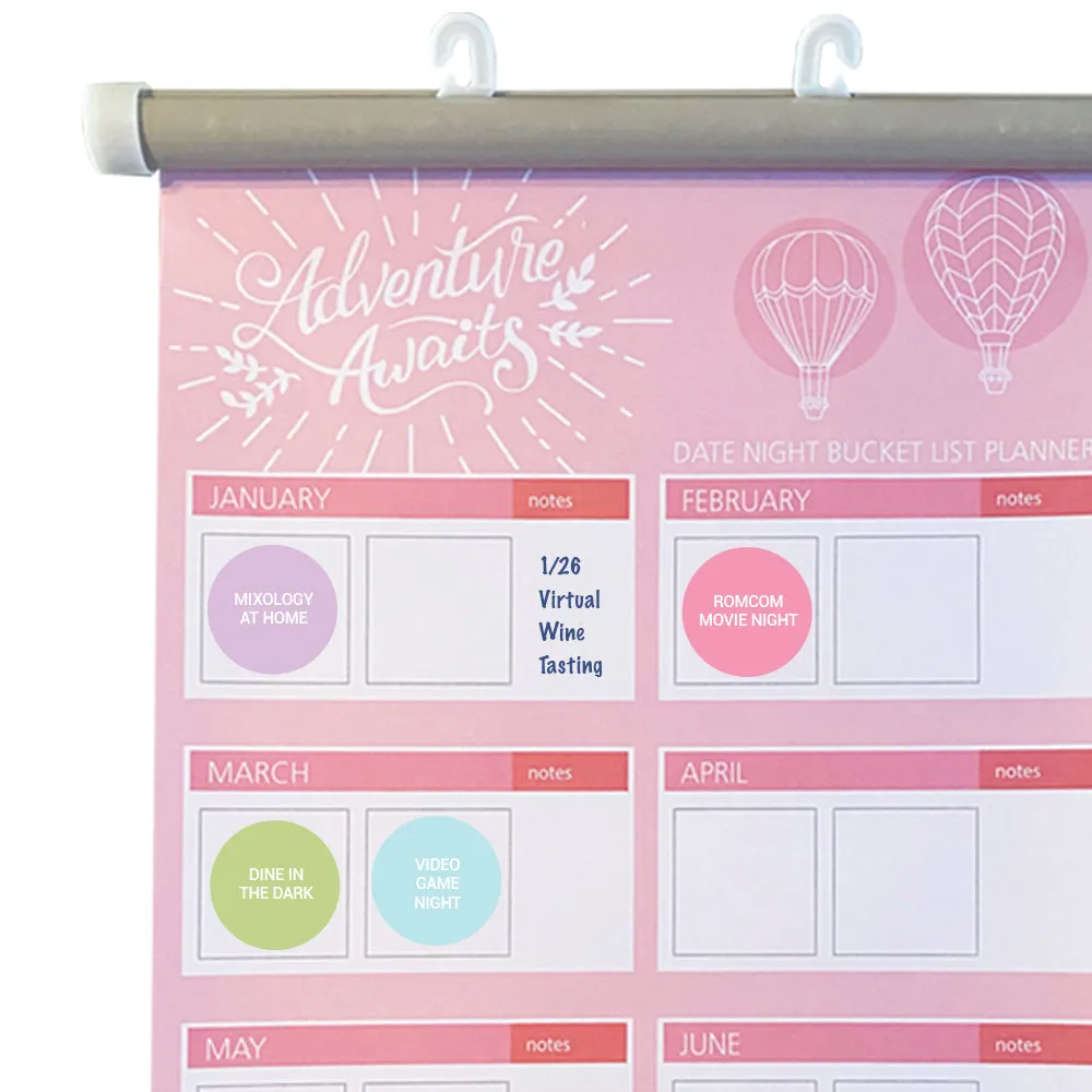 Date Night Bucket List Poster
