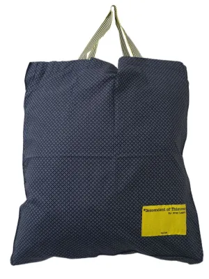 DESCENDANT OF THIEVES Men's Blue Shopper Tote Bag #Dots One Size NWT
