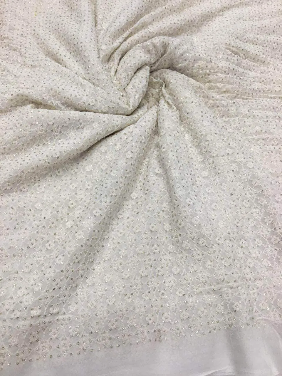 Designer Chikankari Georgette Sharara